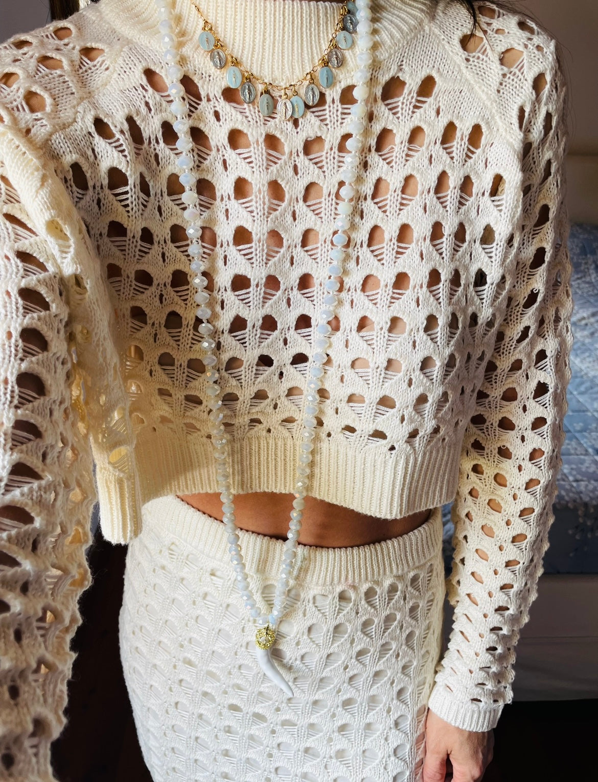 COLLANA CON CORNO