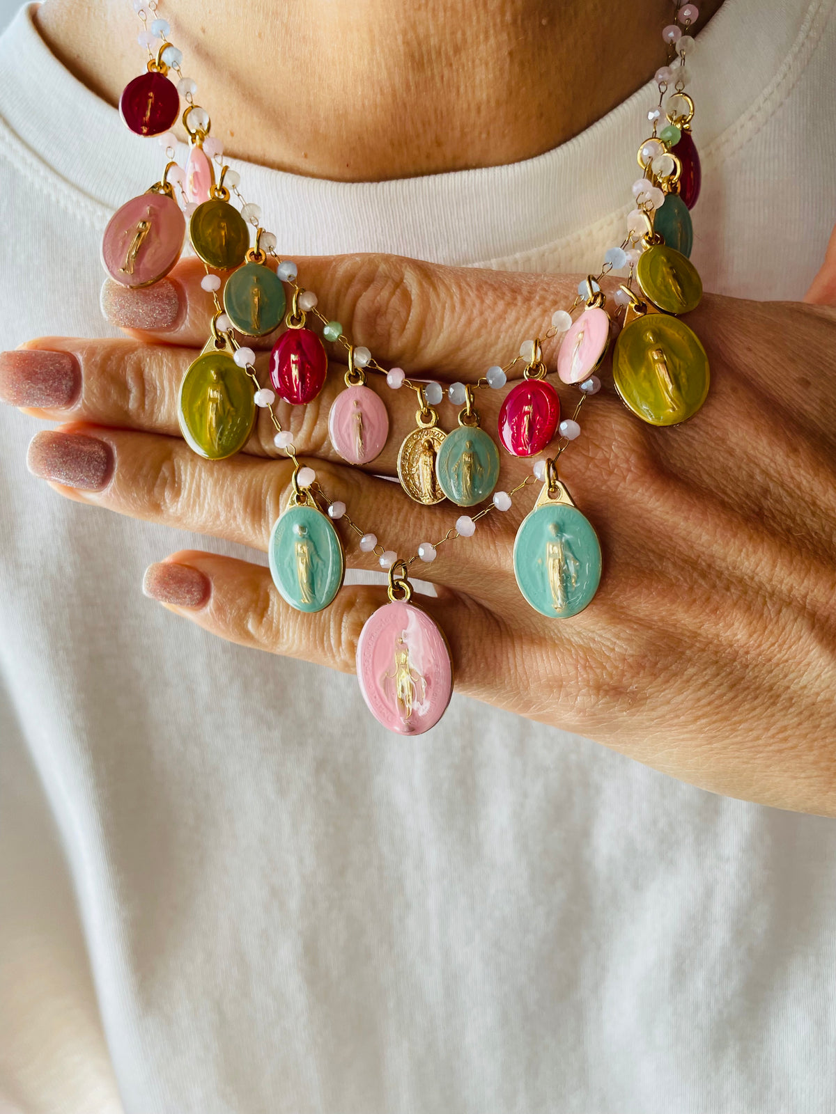 COLLANA ROSA DI SAMARCANDA mini