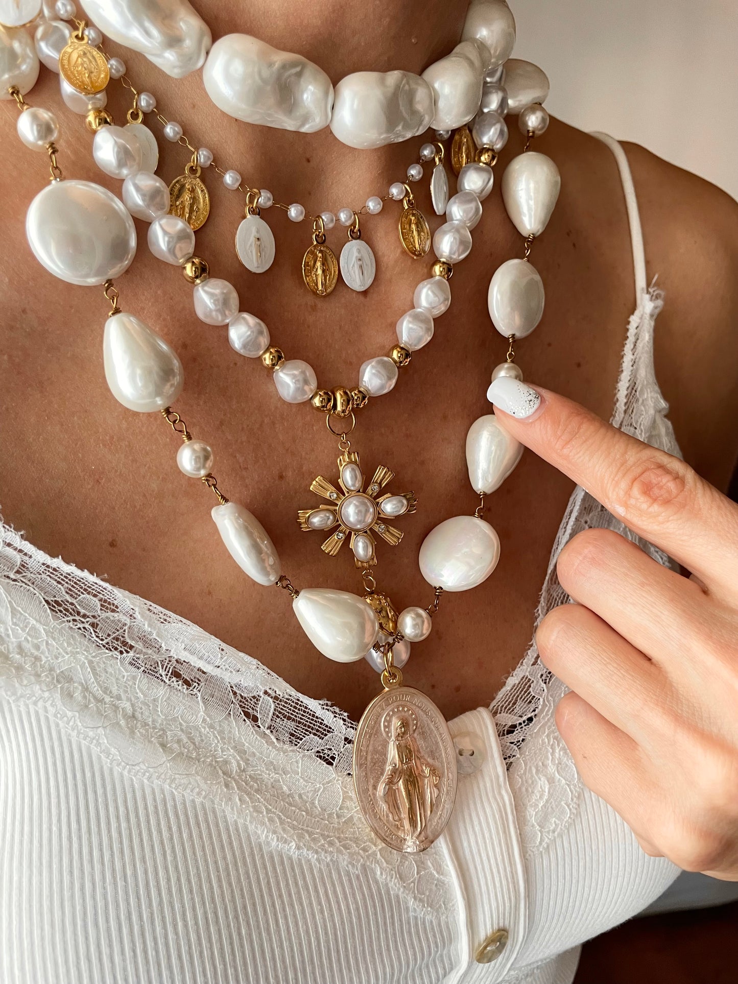 COLLANA CROCE DI LUCE