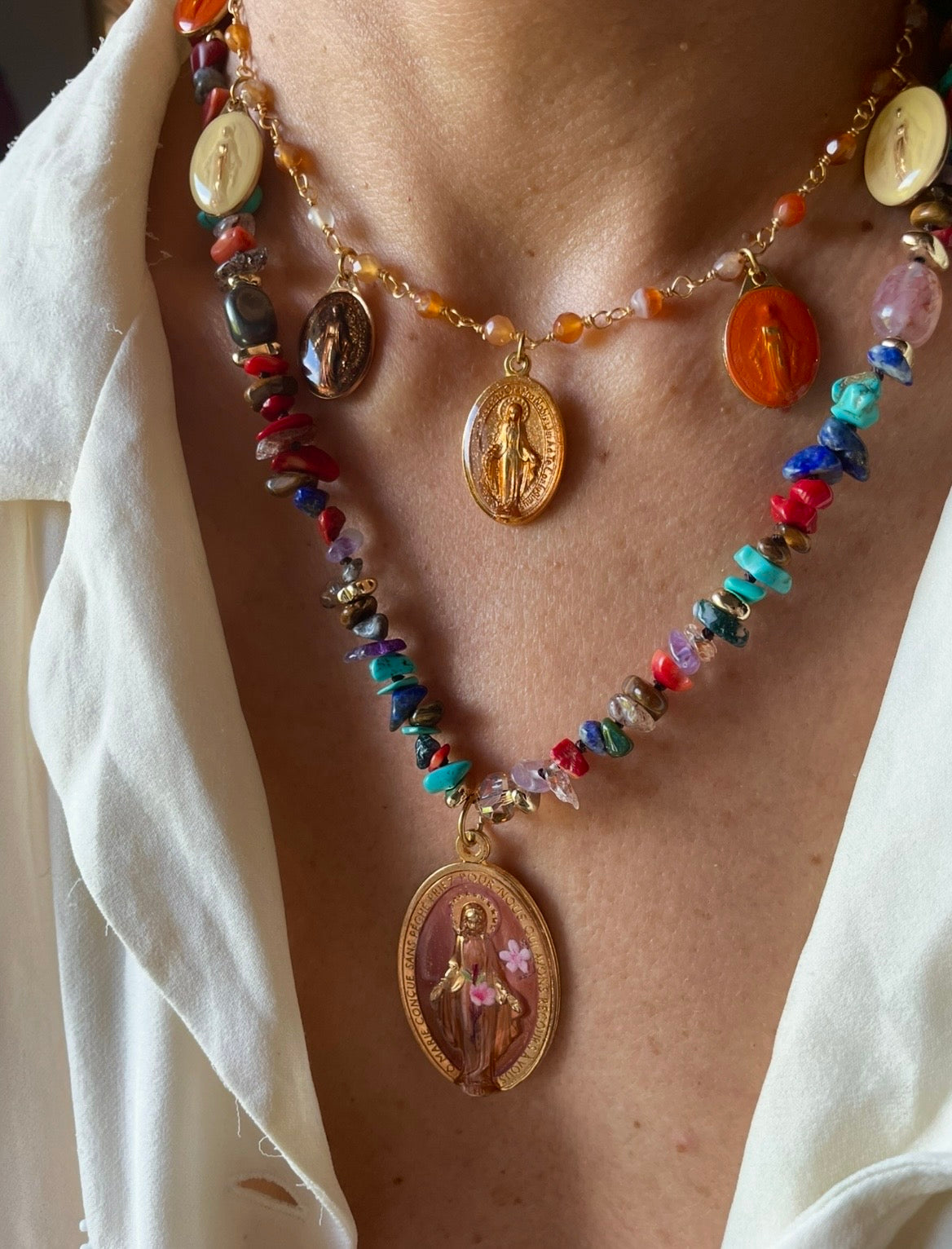 COLLANA BIG MADONNA