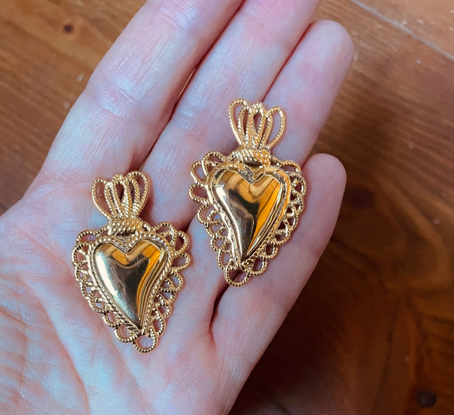 ORECCHINI CUORE SACRO