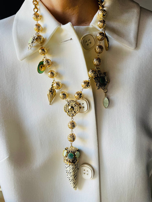 COLLANA SELVA DORATA