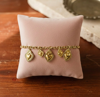 BRACCIALE CUORI SACRI