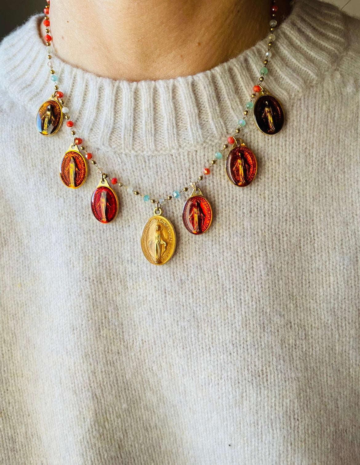 COLLANA TRAMONTO INFUOCATO