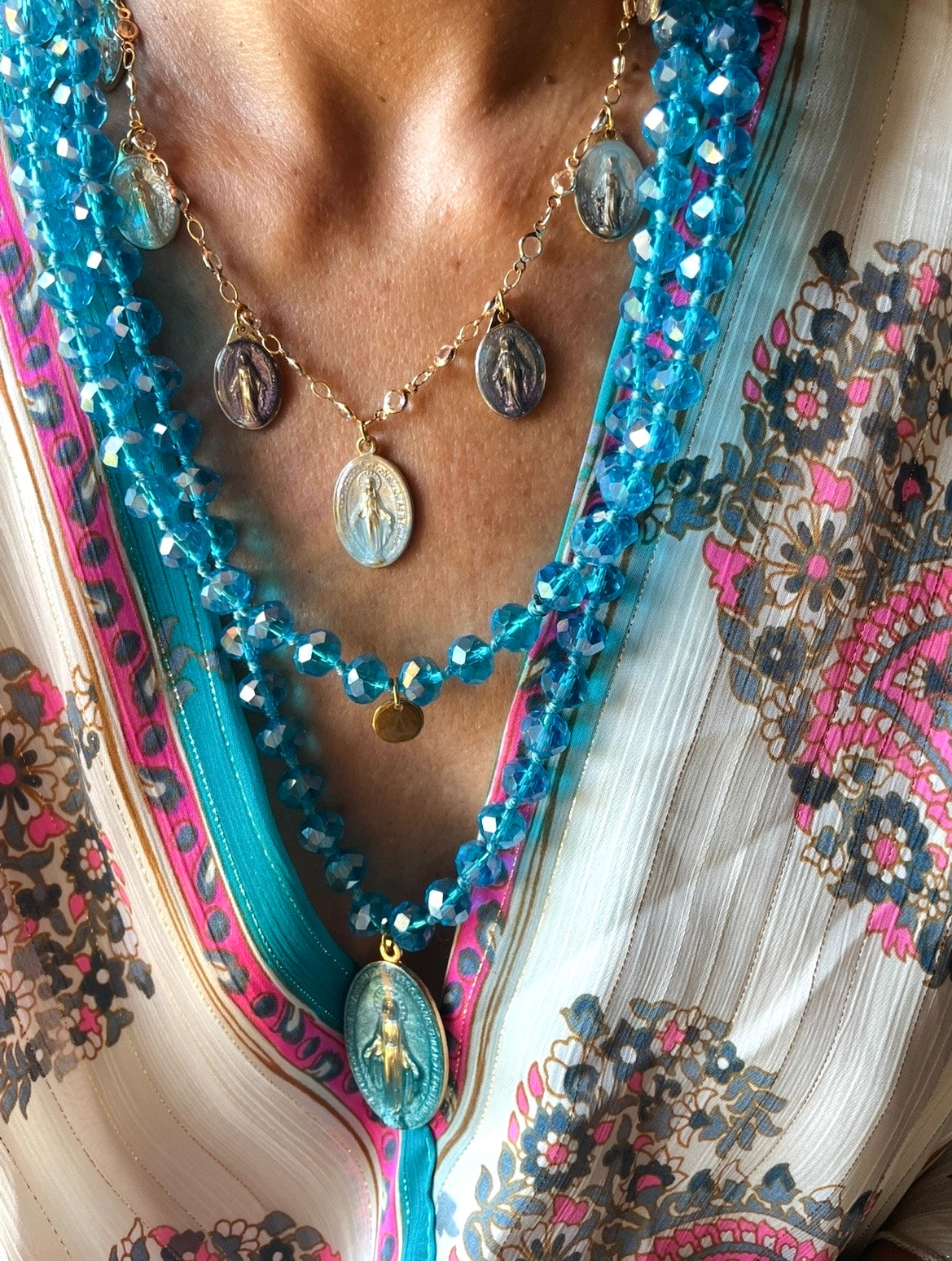 COLLANA BIG MADONNA LUNGA