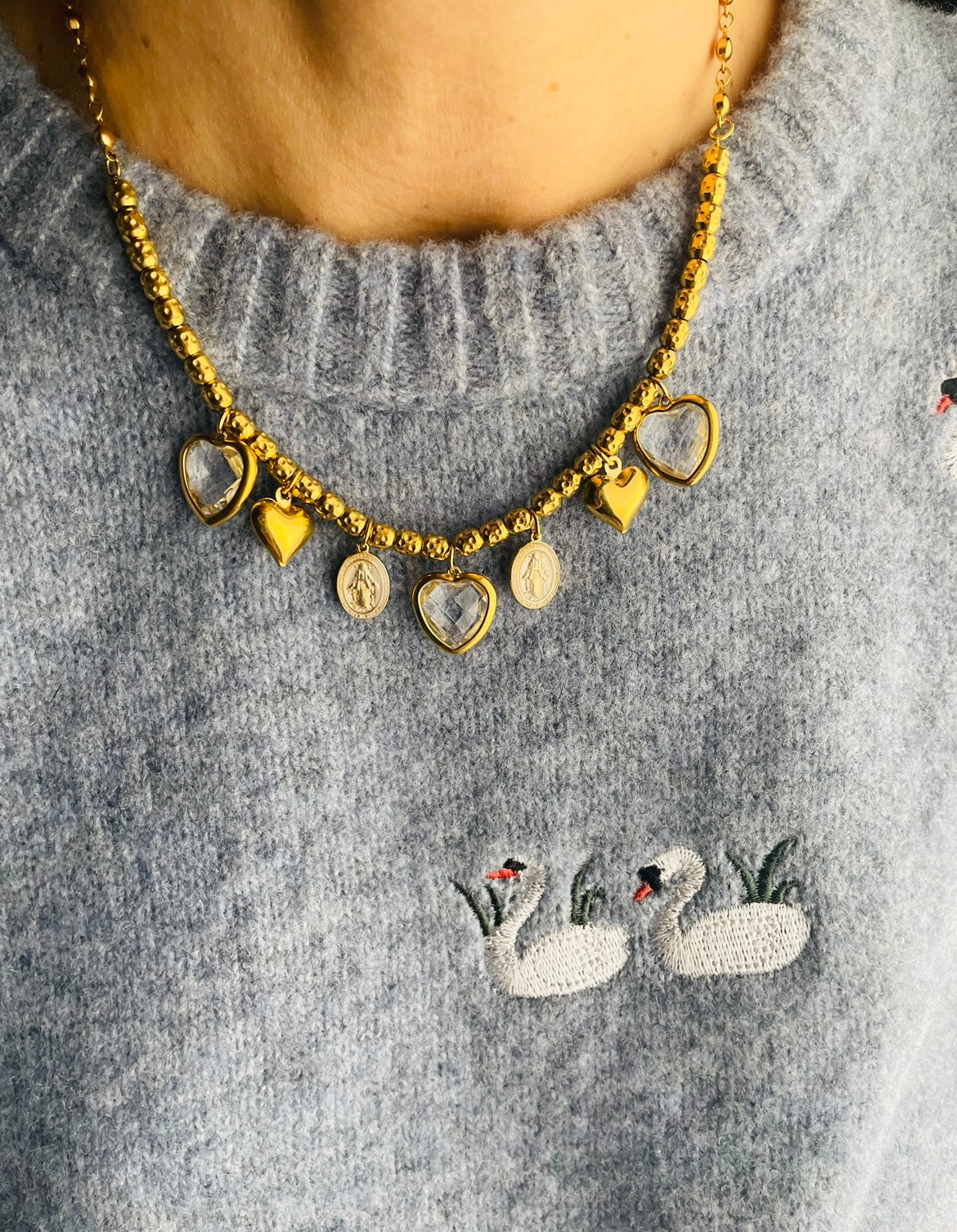 COLLANA DOLCEZZA UNICA bianco