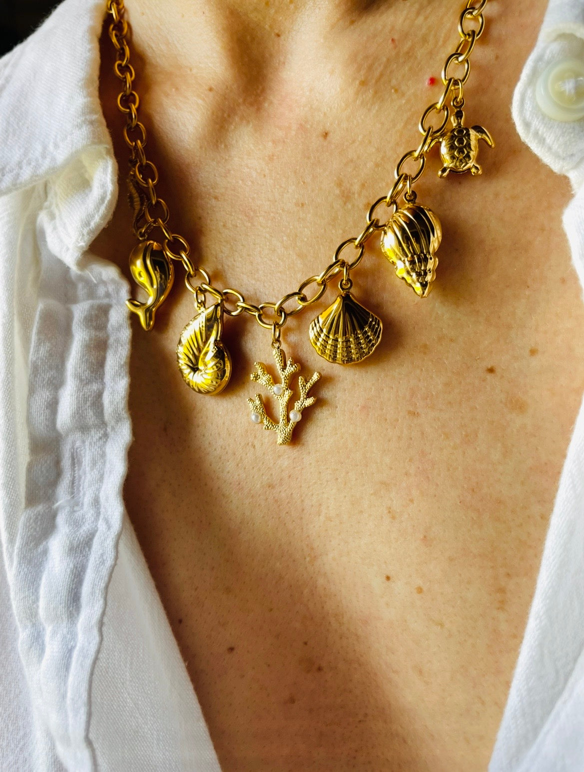 COLLANA FONDALE MARINO