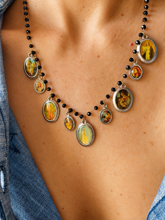 COLLANA RARA BELLEZZA nero