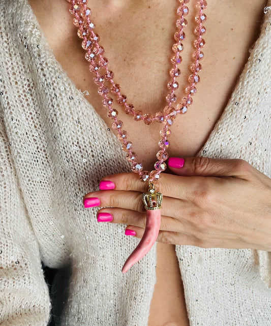 COLLANA CON CORNO