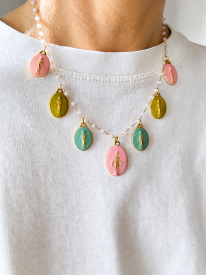 COLLANA ROSA DI SAMARCANDA