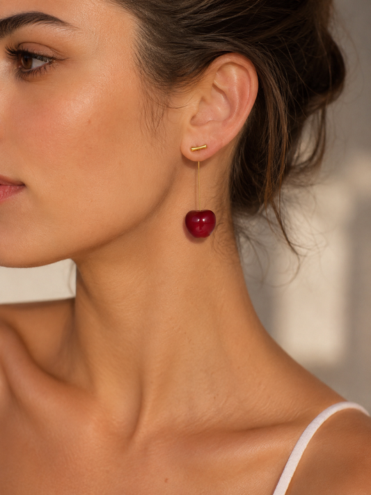 ORECCHINI CILIEGIA MAXI