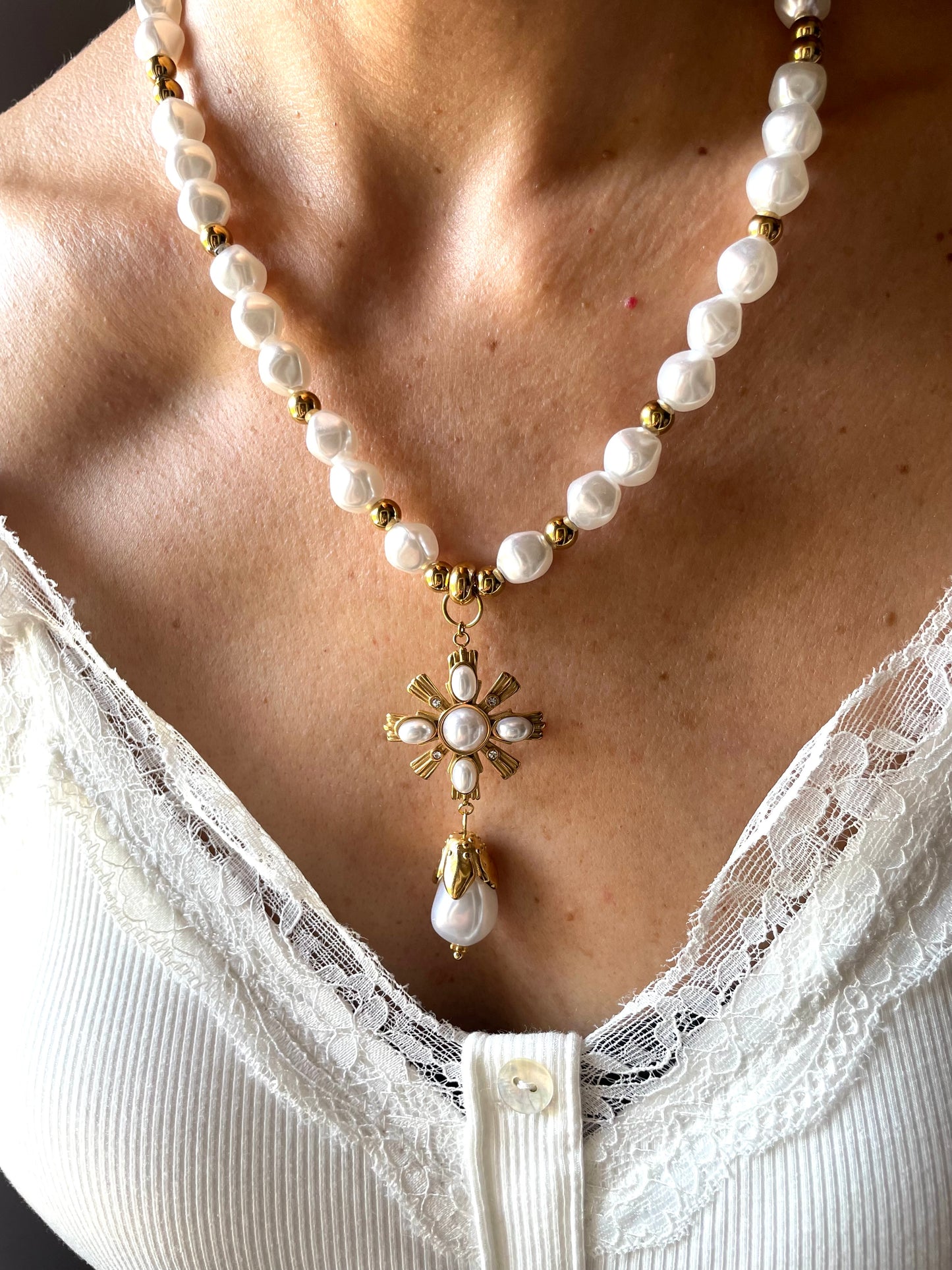 COLLANA CROCE DI LUCE