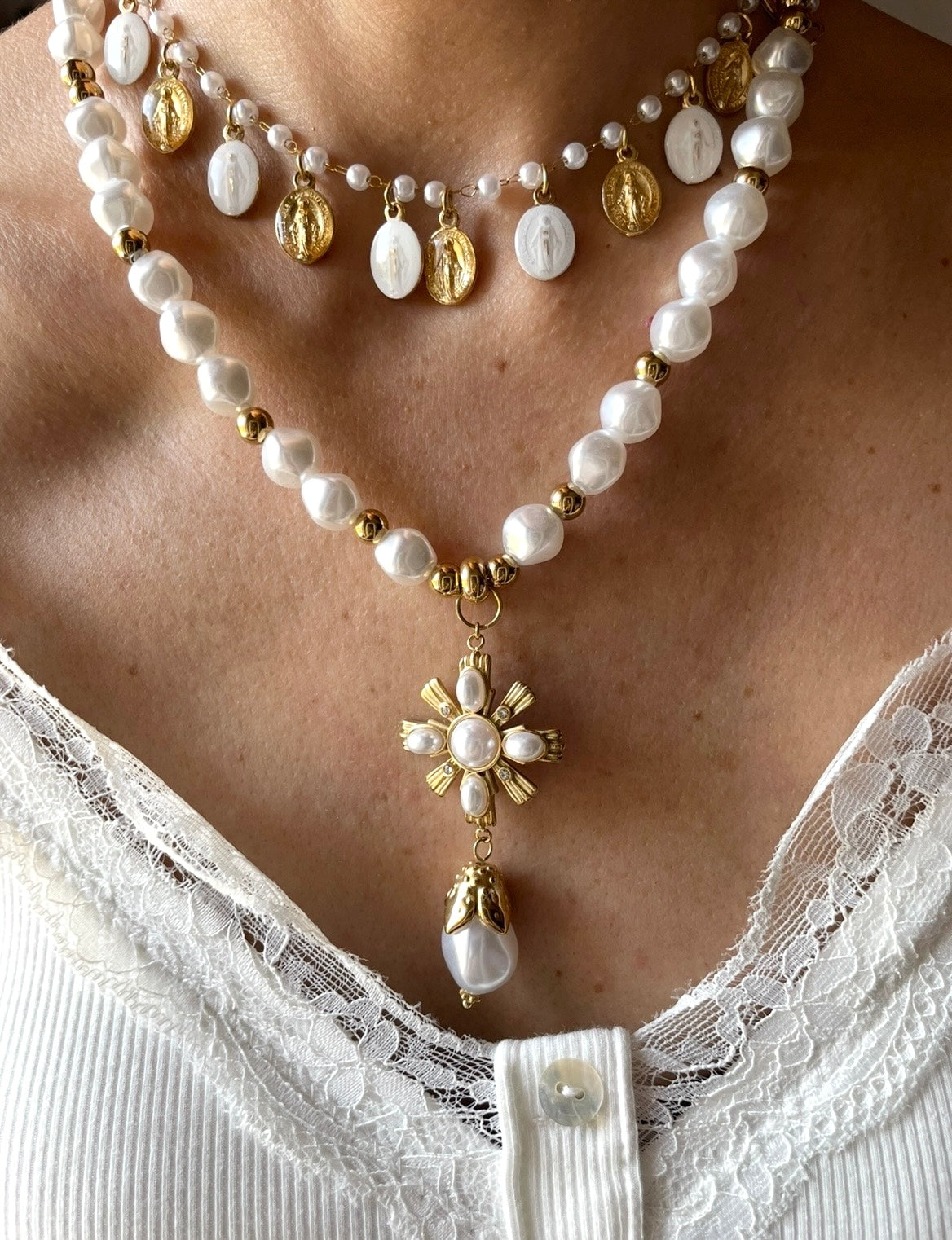 COLLANA CROCE DI LUCE