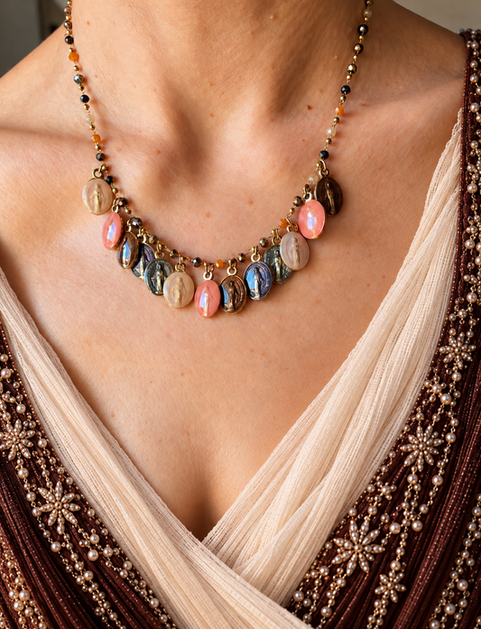 COLLANA MARRON GLACÉ mini