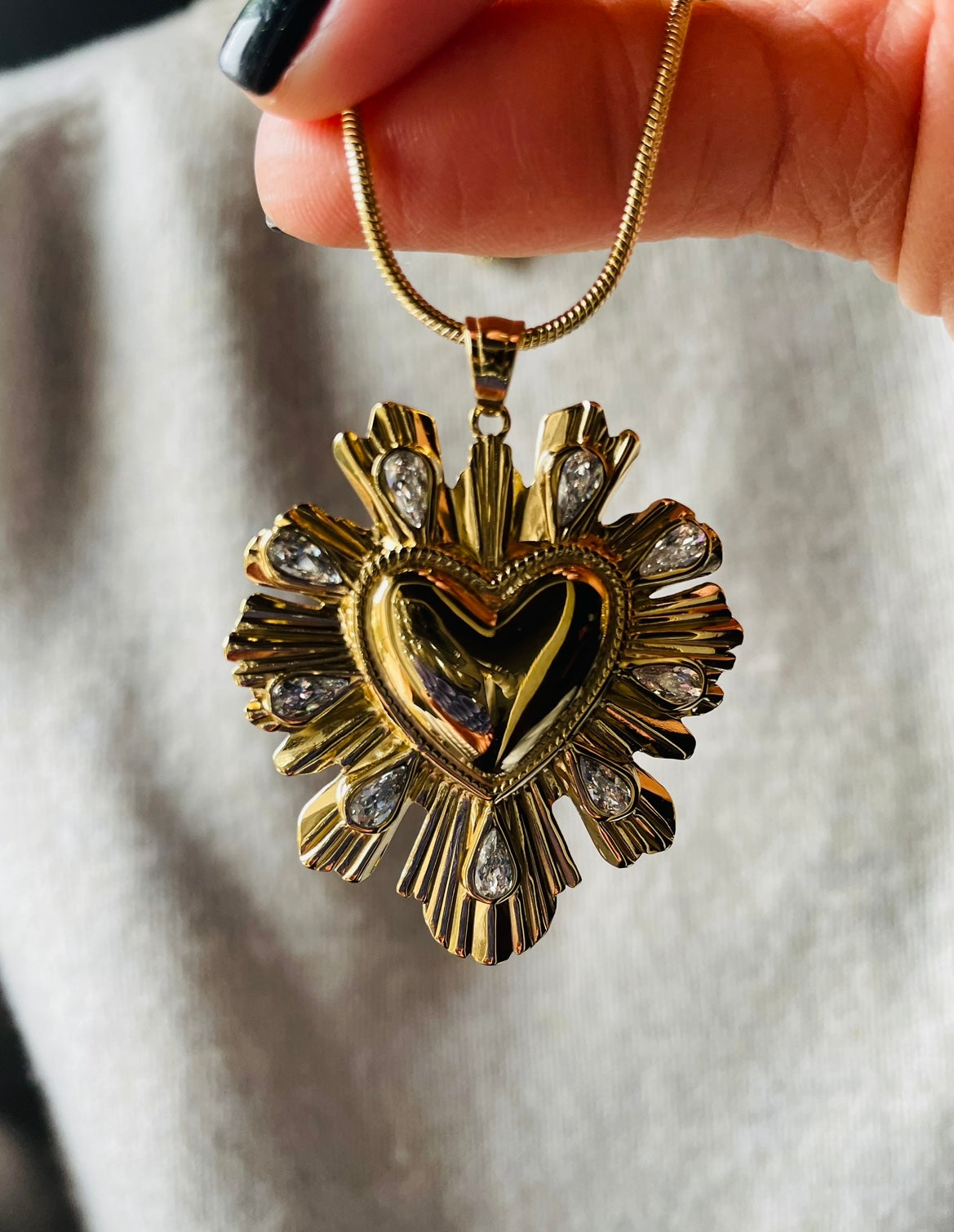 COLLANA CUORE RADIOSO