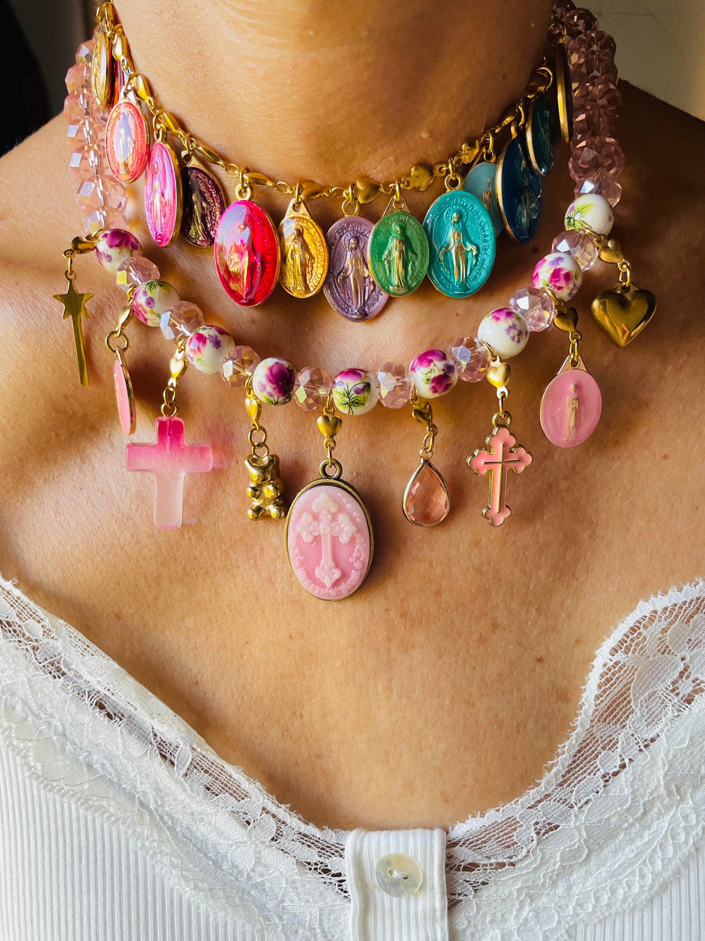 COLLANA ROSA INCANTEVOLE