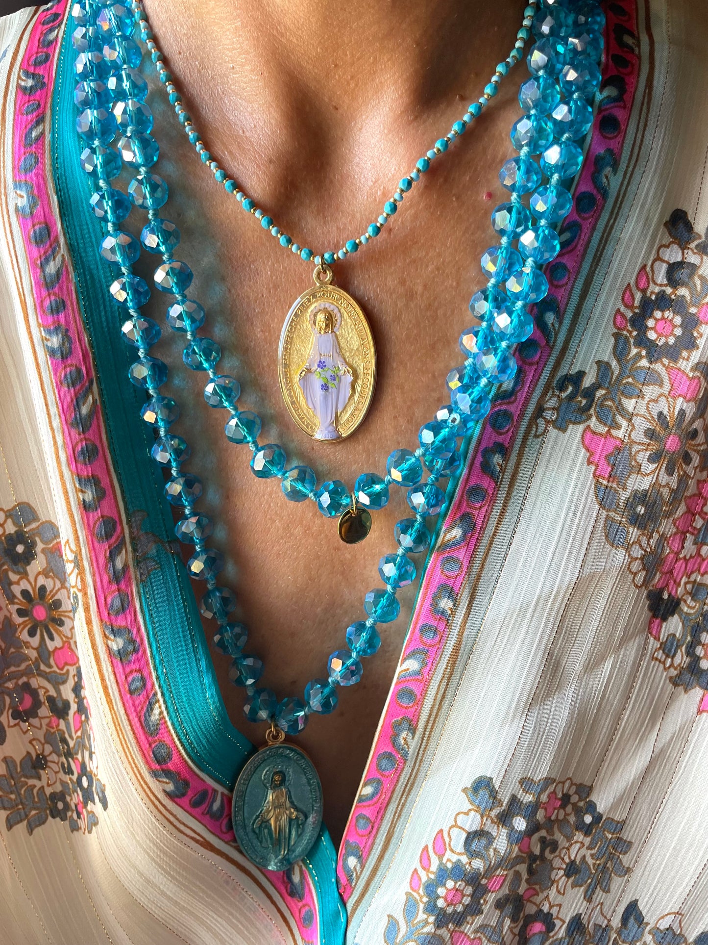 COLLANA BIG MADONNA LUNGA