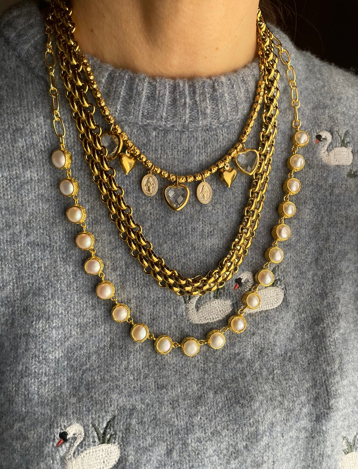 COLLANA DOLCEZZA UNICA bianco