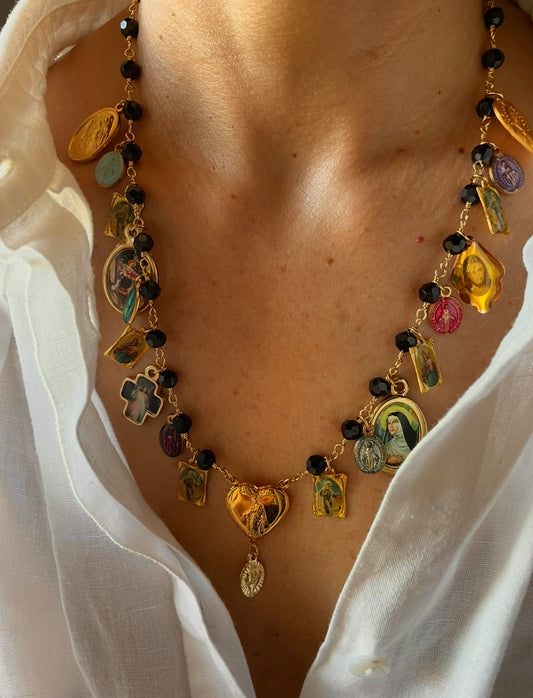 COLLANA BLACK COLLETTO LUNGA