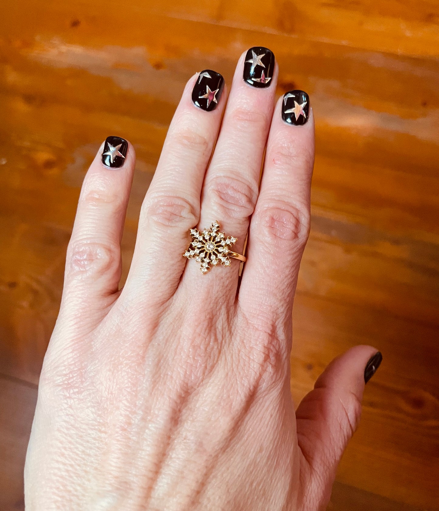 ANELLO SNOWFLAKE gold