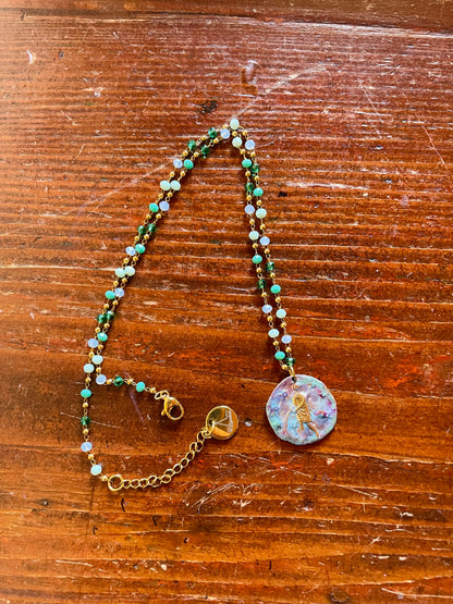 COLLANA ACQUARIO pezzo unico