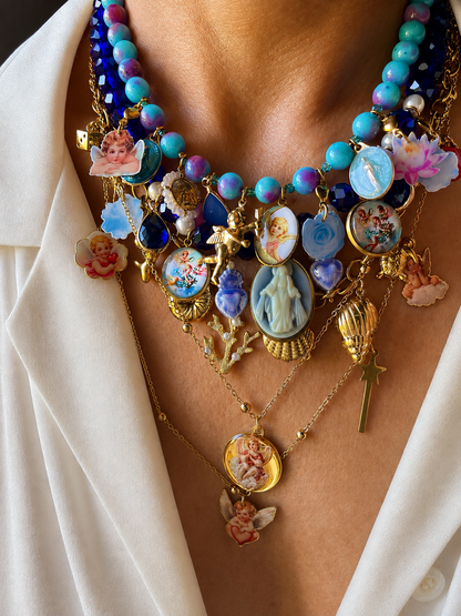 COLLANA MADRE BLU