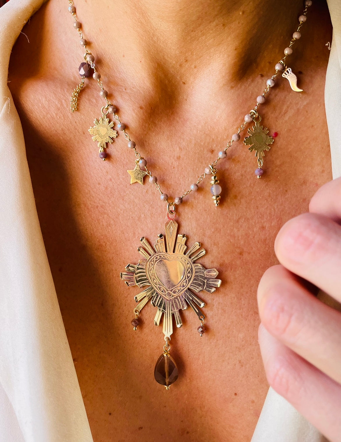 SACRED CHOCO arg.925 collana