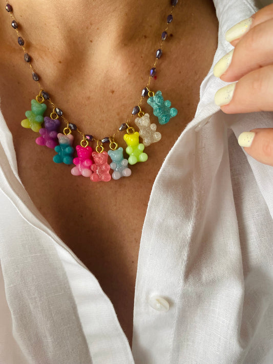 COLLANA ORSETTI ARCOBALENO
