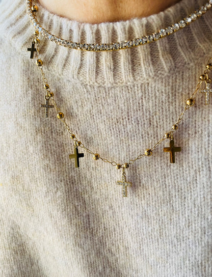 COLLANA CROCETTE LUMINOSE