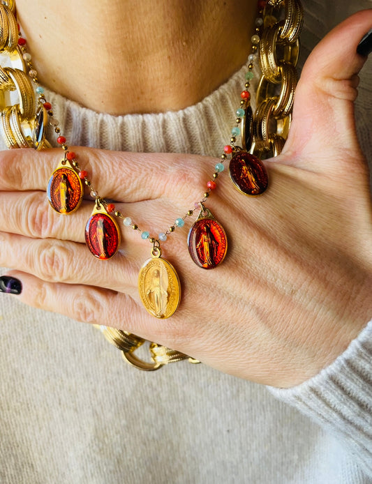 COLLANA TRAMONTO INFUOCATO