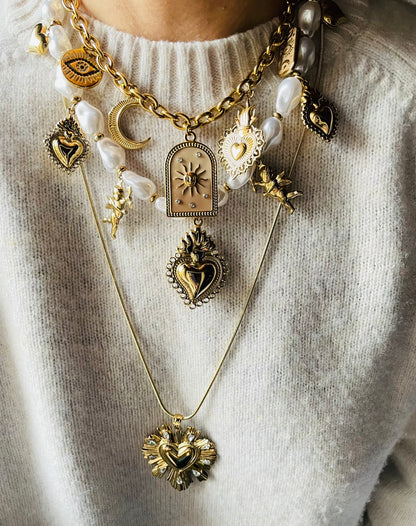 COLLANA RAGGIO DI SOLE crema