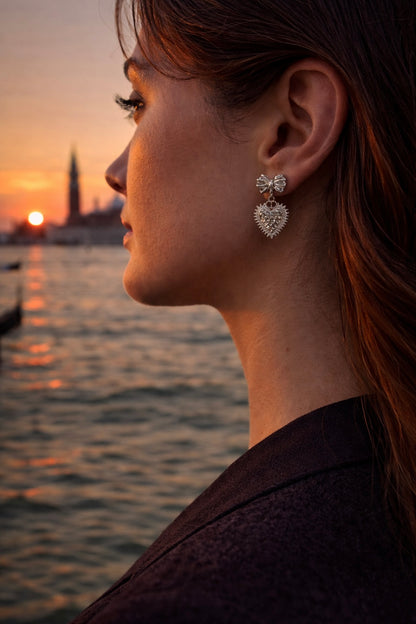 ORECCHINI CUORE SACRO