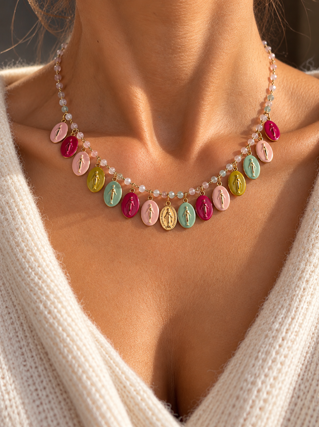 COLLANA ROSA DI SAMARCANDA mini