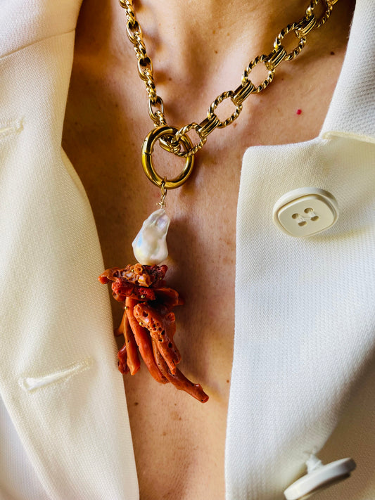 COLLANA CORALLO GRANDE
