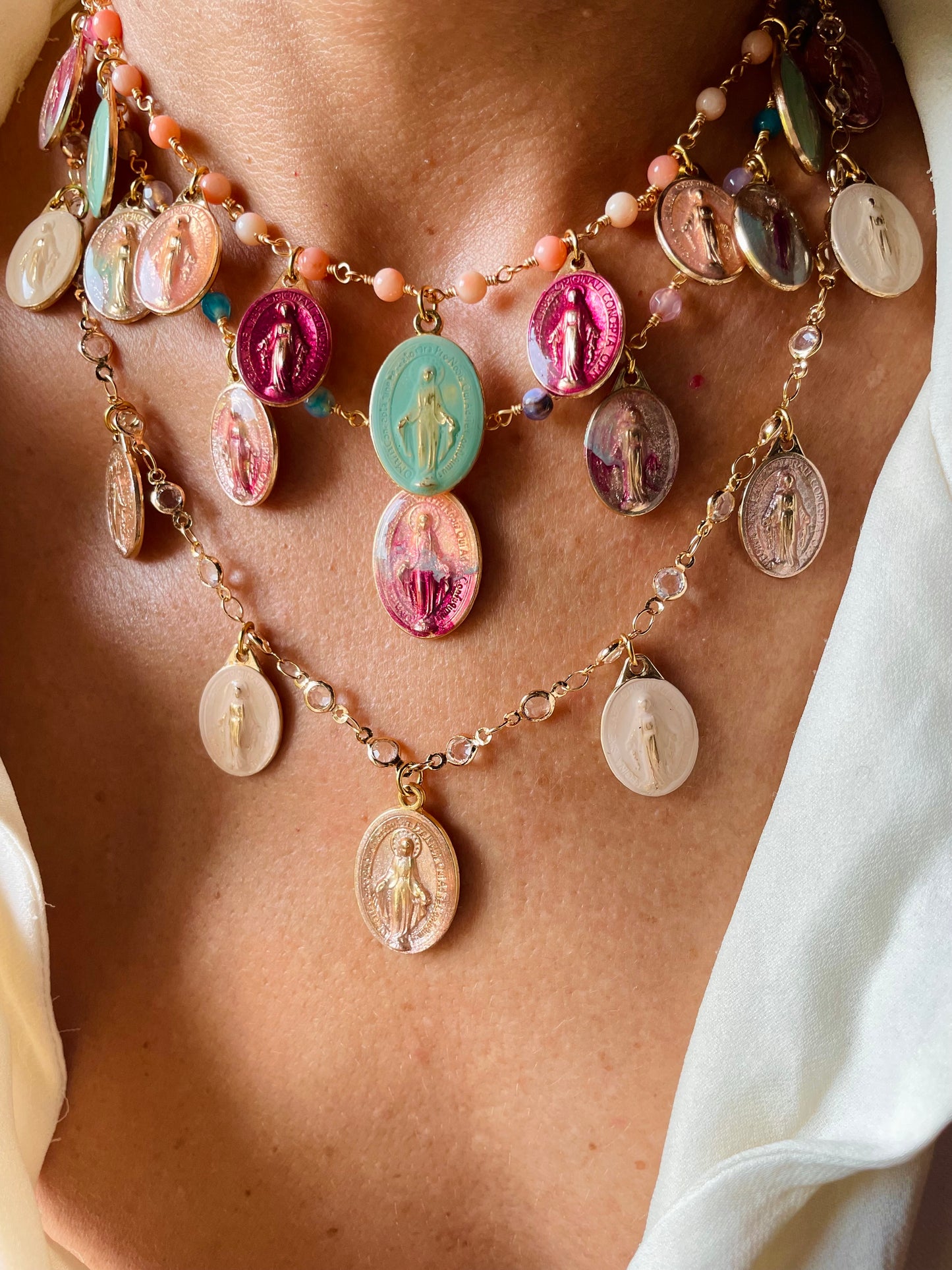 COLLANA CHAMPAGNE
