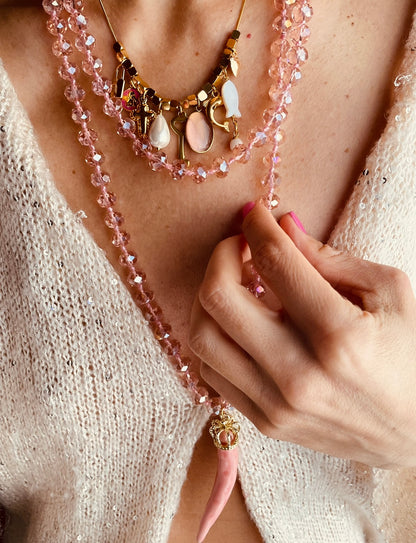COLLANA CON CORNO