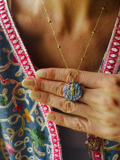 COLLANA ACQUARIO pezzo unico