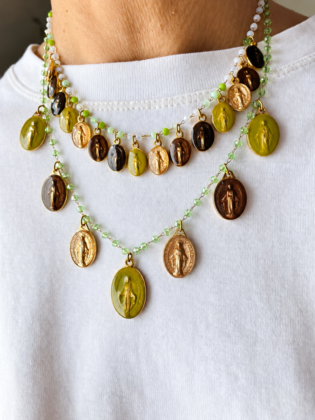 COLLANA VERDE BISANZIO