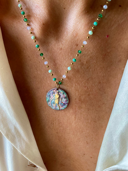 COLLANA ACQUARIO pezzo unico