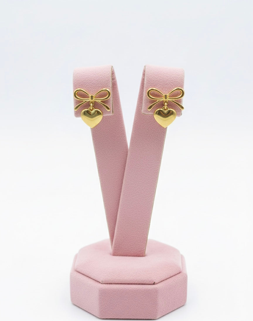 ORECCHINI FIOCCO D'ORO