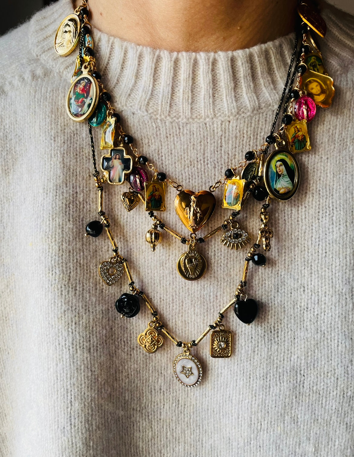 COLLANA BLACK COLLETTO