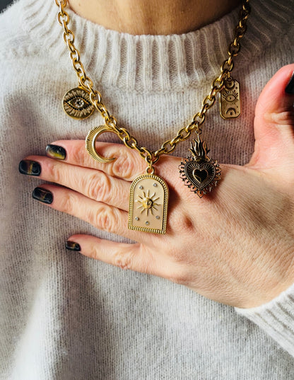 COLLANA RAGGIO DI SOLE crema