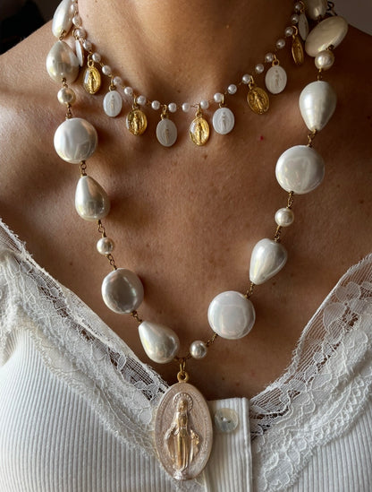 COLLANA BAROCCA INTRECCIATA