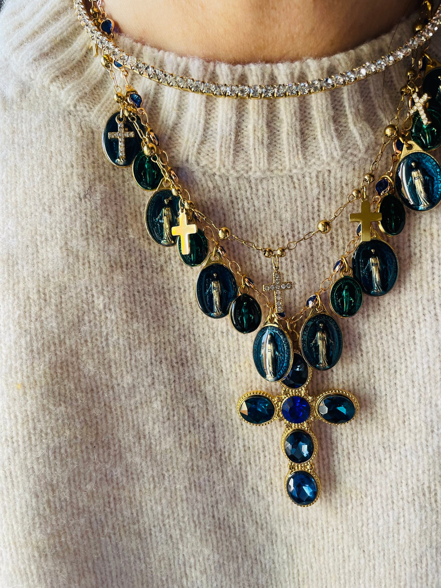 COLLANA CROCETTE LUMINOSE