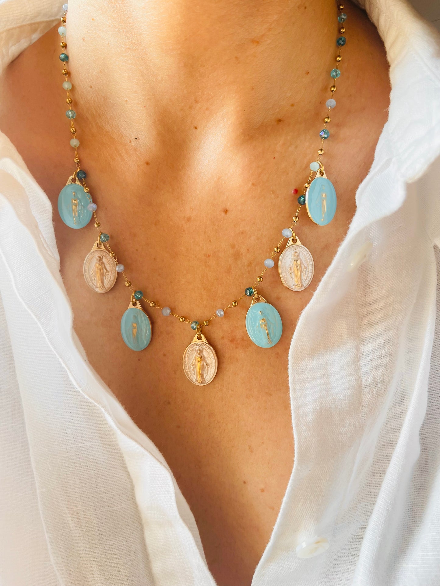 COLLANA MARE BIANCO