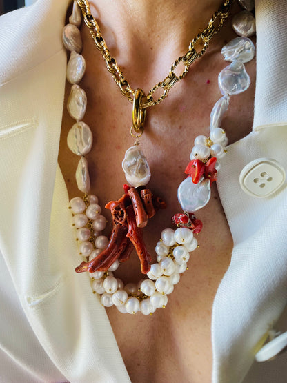 COLLANA CORALLO GRANDE