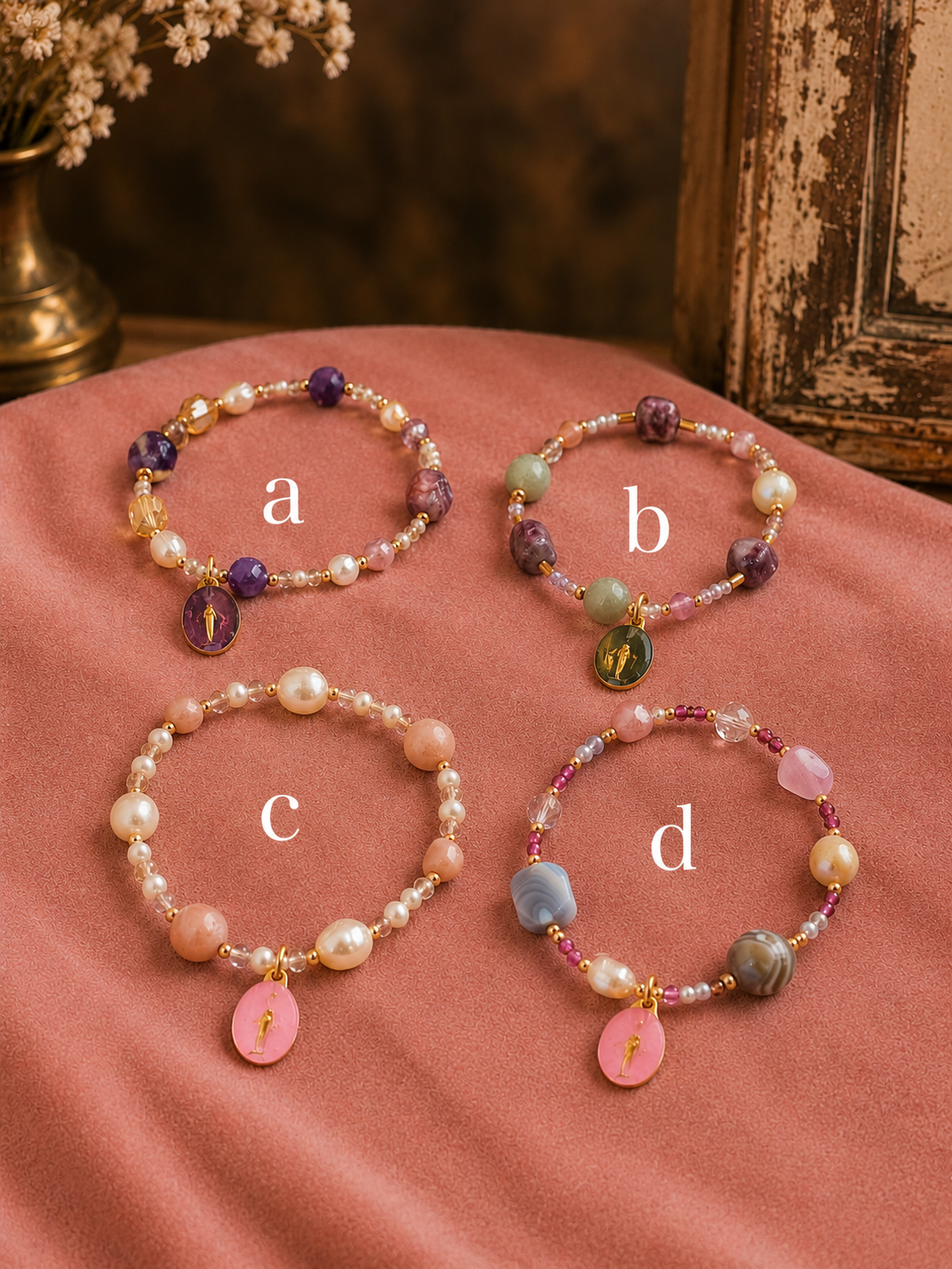 BRACCIALE SANTO PIETRE DURE