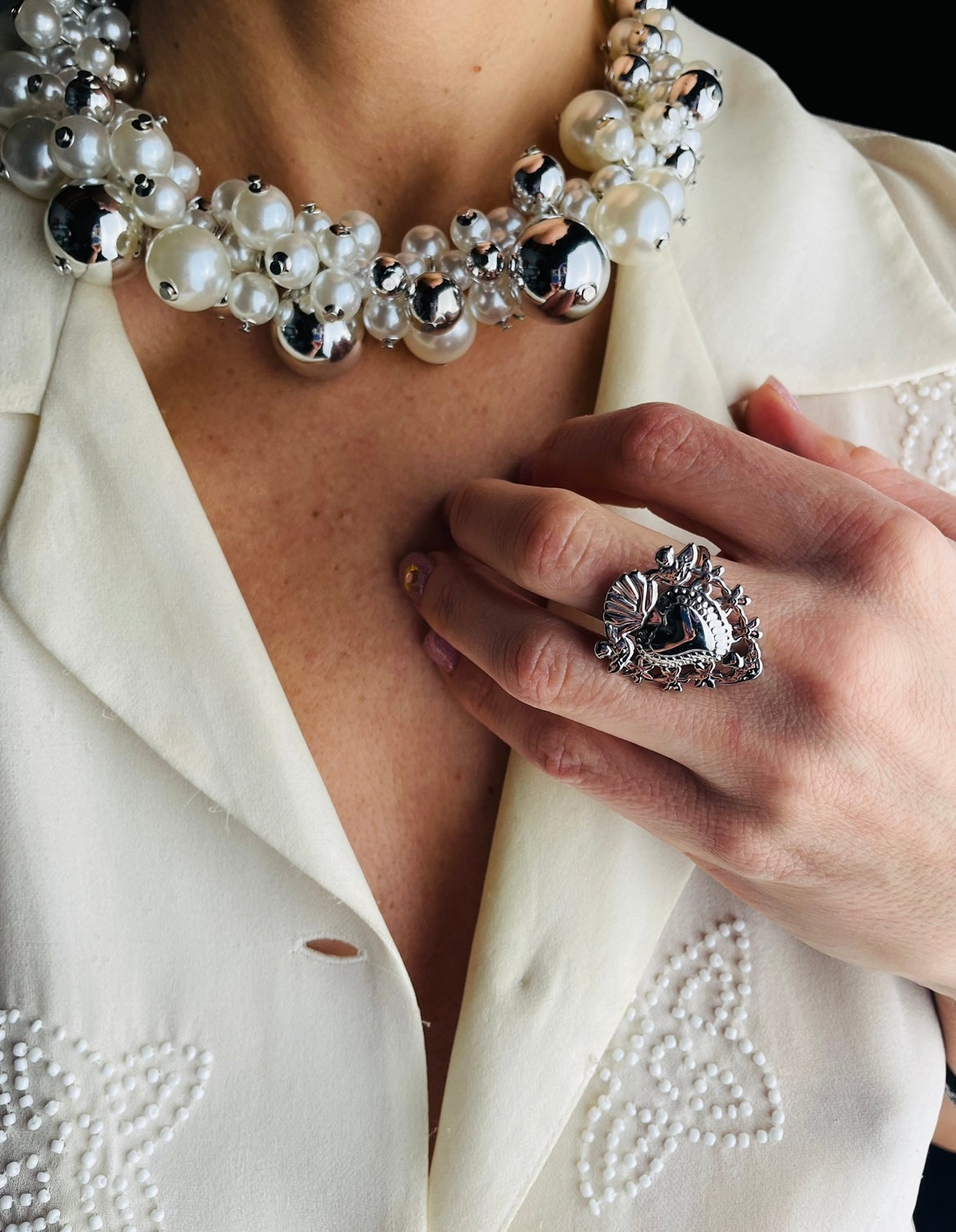 CHRISTMAS BUBBLES silver