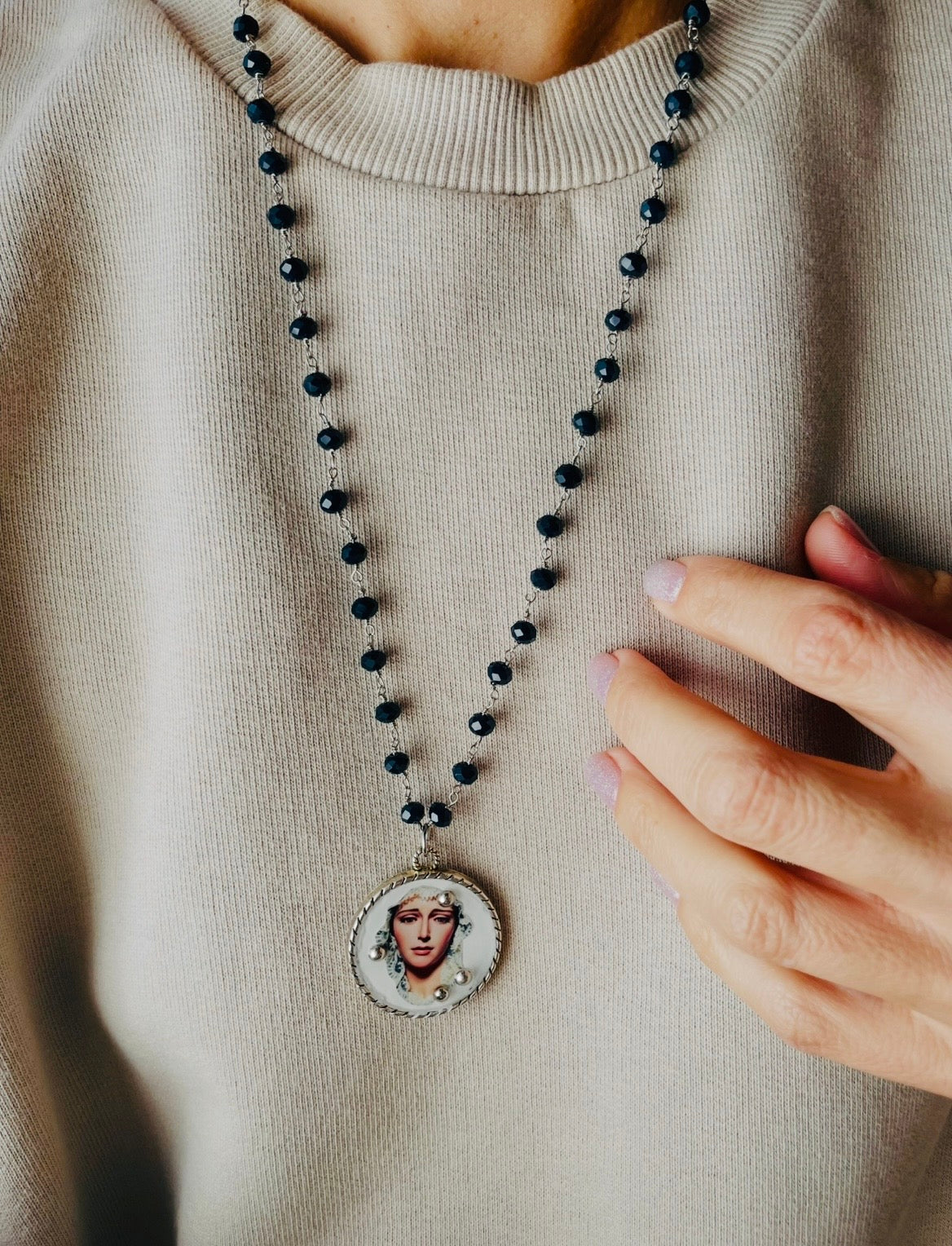COLLANA MADONNA DI PIZZO