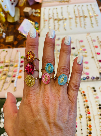 ANELLO MADONNA dorato